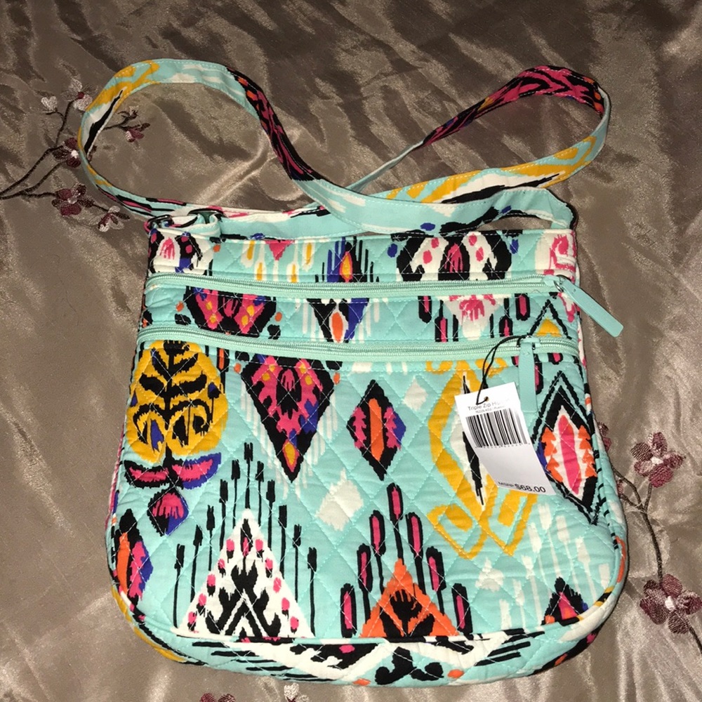 Vera Bradley triple zip hipster Pueblo